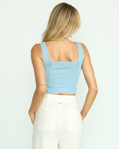 Sunwashed Sleeveless Top - Salt Blue | Billabong
