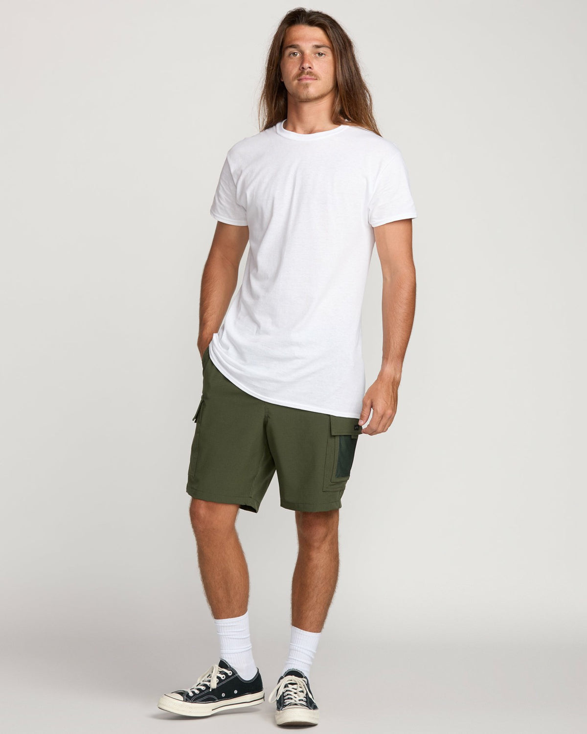 Surftrek Cargo Hybrid Shorts - Dark Military | Billabong