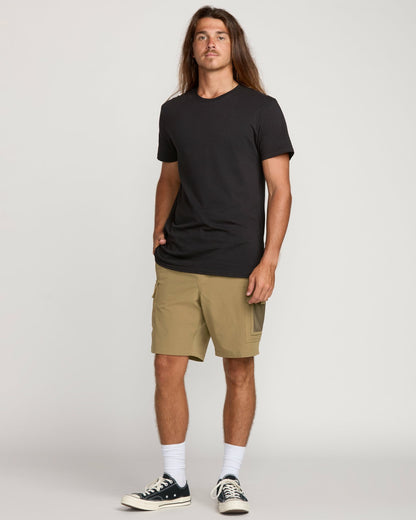 Surftrek Cargo Hybrid Shorts - Gravel | Billabong