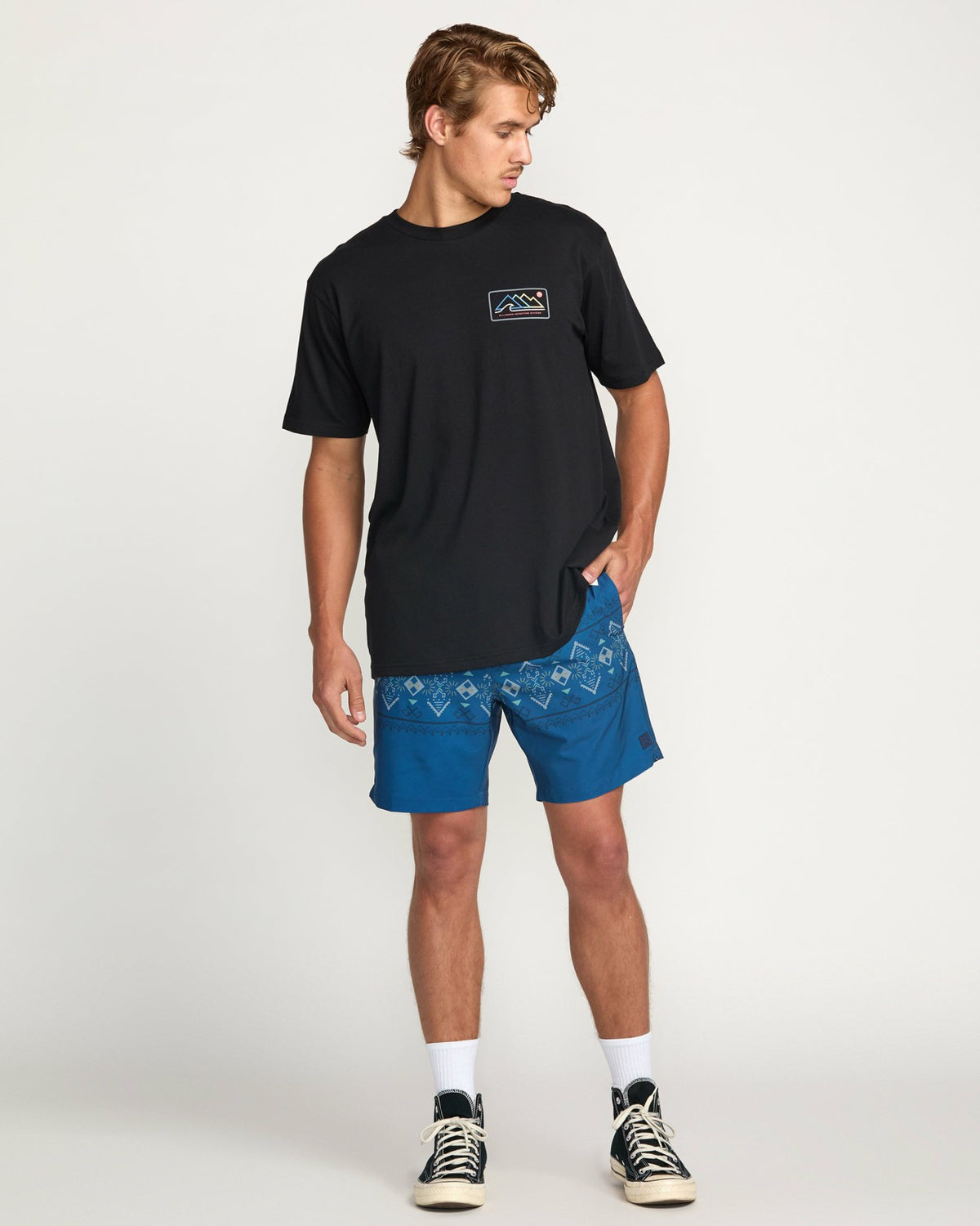 Surftrek Elastic Submersible 17" Hybrid Shorts - Deep Blue | Billabong