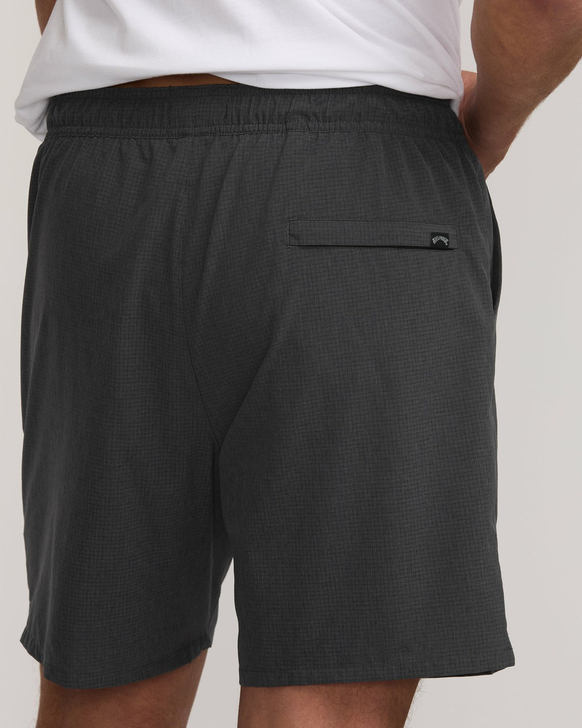 Surftrek Perforated Elastic 17" Hybrid Shorts - Black | Billabong