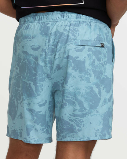 Surftrek Perforated Elastic 17" Hybrid Shorts - Glacier Blue | Billabong