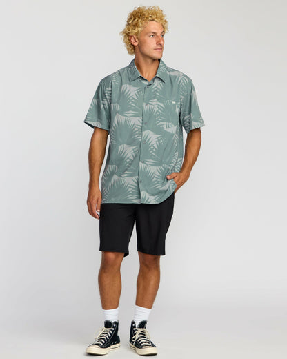 Surftrek Perf Short Sleeve Shirt - Sea Blue | Billabong