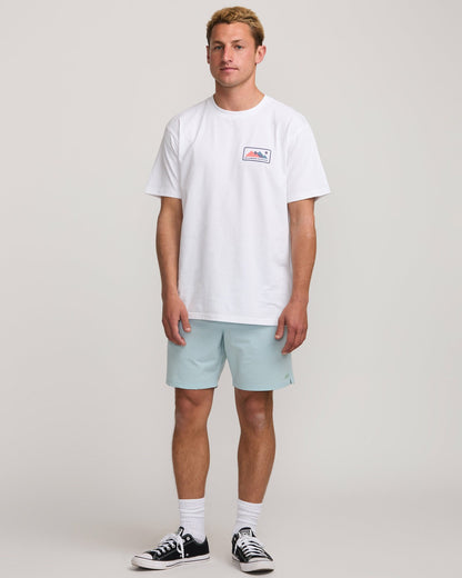 Surftrek Transit Elastic 17" Hybrid Shorts - Dusty Blue | Billabong