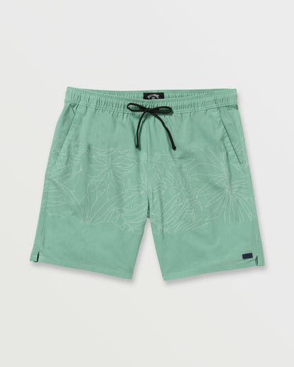 Surftrek Transit Elastic 17" Hybrid Shorts - Mist Green | Billabong