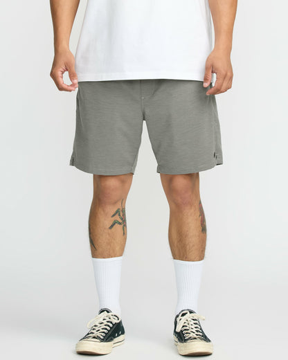 Surftrek Transit Elastic 17" Hybrid Shorts - Pewter | Billabong