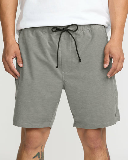 Surftrek Transit Elastic 17" Hybrid Shorts - Pewter | Billabong