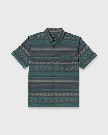 Surftrek Transit Short Sleeve Shirt - Navy | Billabong