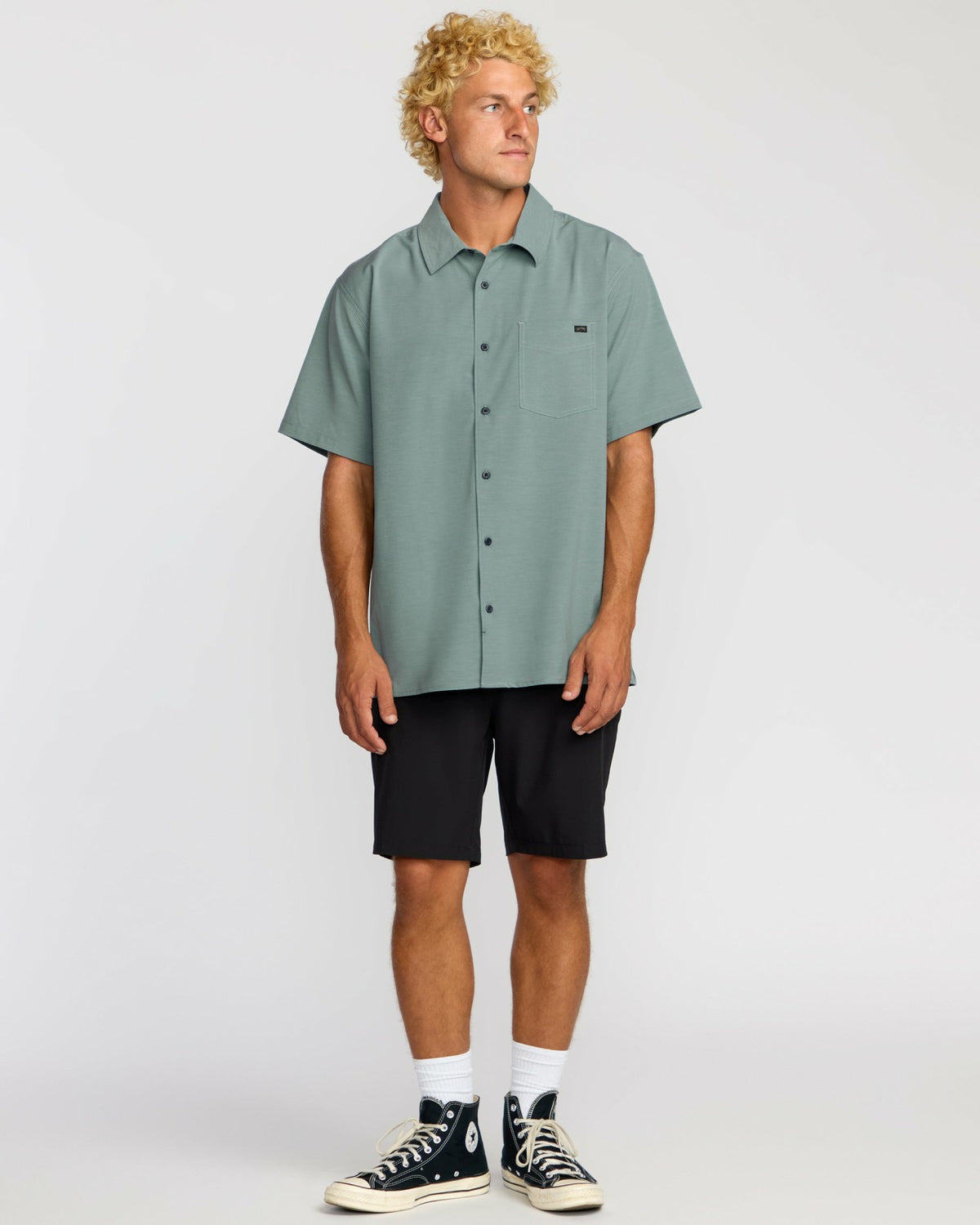 Surftrek Transit Short Sleeve Shirt - Sea Blue | Billabong
