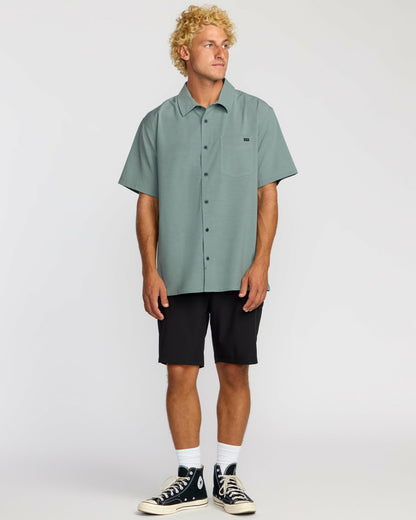 Surftrek Transit Short Sleeve Shirt - Sea Blue | Billabong