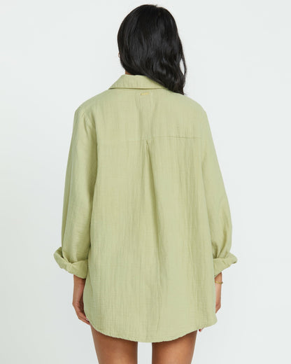 Sweet Swell Long Sleeve Shirt - Avocado | Billabong