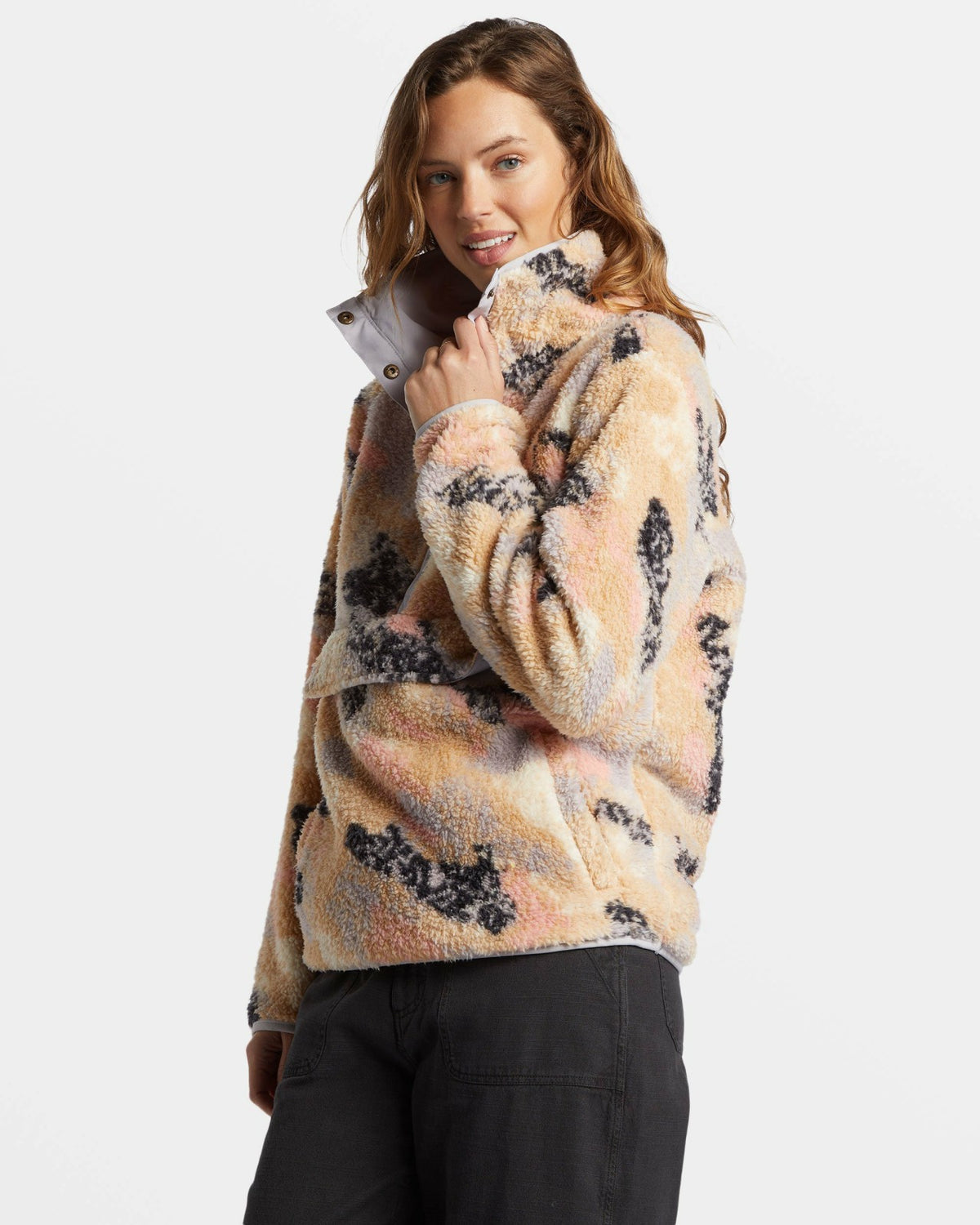 Switchback Mock Neck Fleece - Summer Rain | Billabong