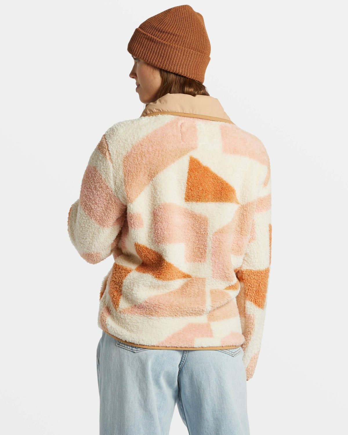 Switchback Mock Neck Fleece - White Cap | Billabong