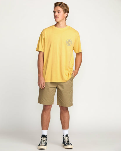 Swivel Premium Wave Wash Tee - Lemon | Billabong