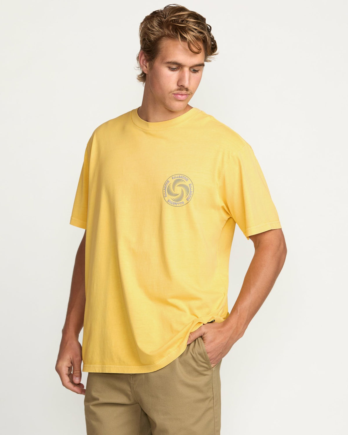 Swivel Premium Wave Wash Tee - Lemon | Billabong