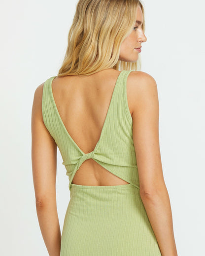 Take A Look Reversible Dress - Avocado | Billabong