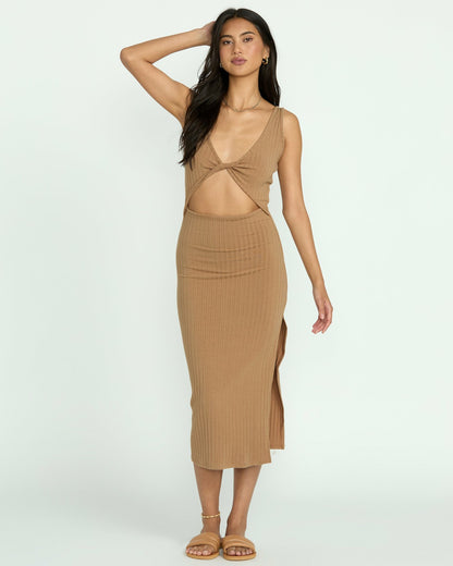 Take A Look Reversible Dress - Rose Brown | Billabong