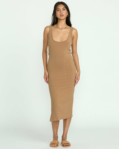 Take A Look Reversible Dress - Rose Brown | Billabong