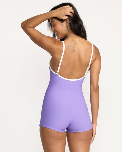 Tanlines Retro Tank Surfsuit - Purple Punch | Billabong