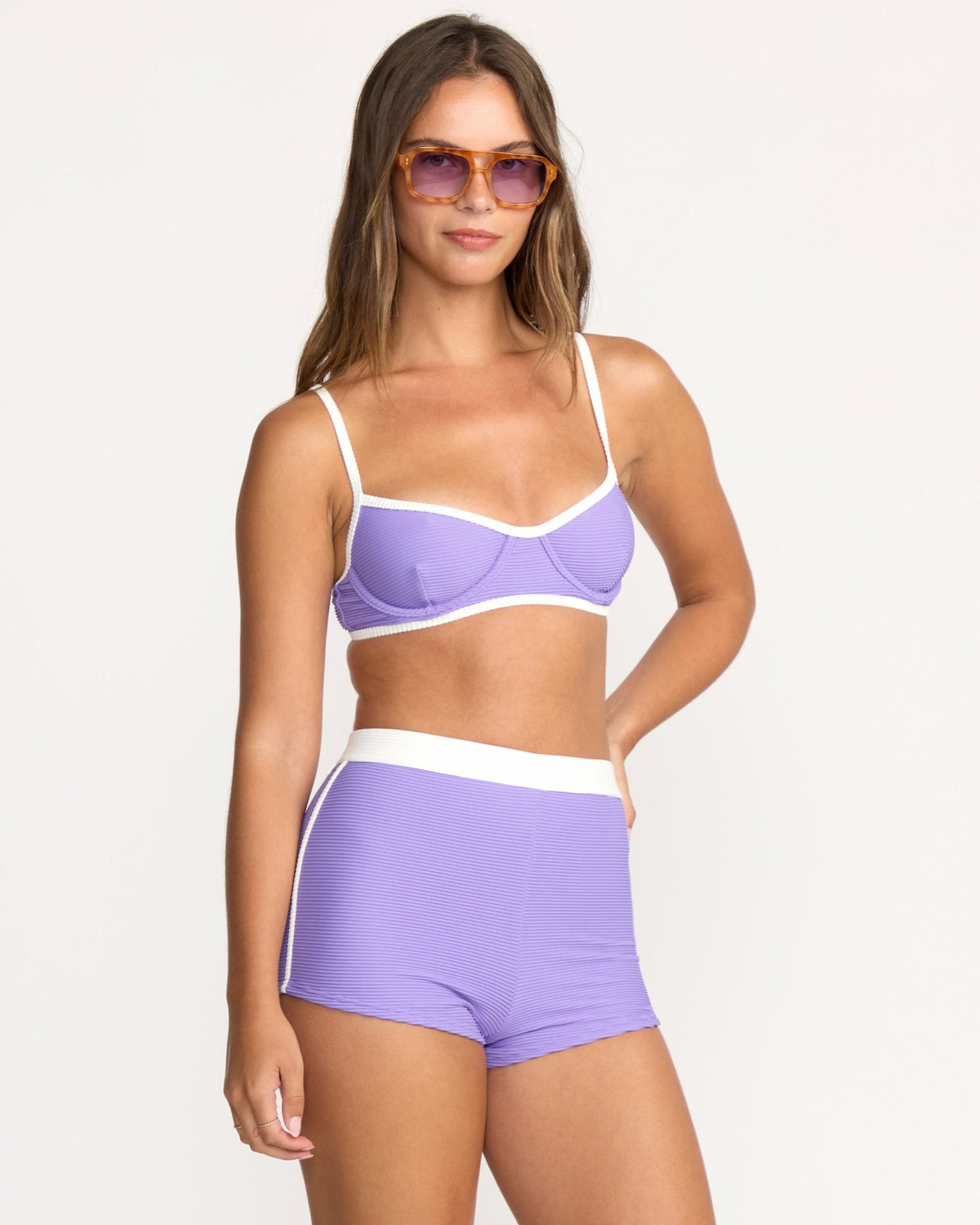 Tanlines Tami Underwire Bikini Top - Purple Punch | Billabong