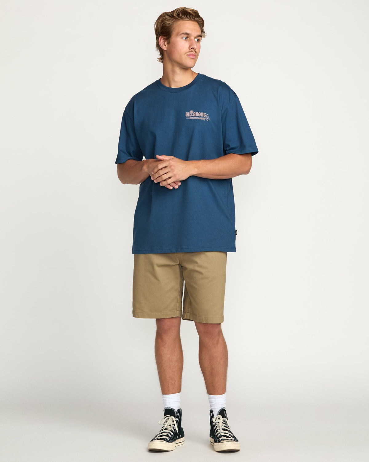 The Hunt Regular Tee - Deep Blue | Billabong