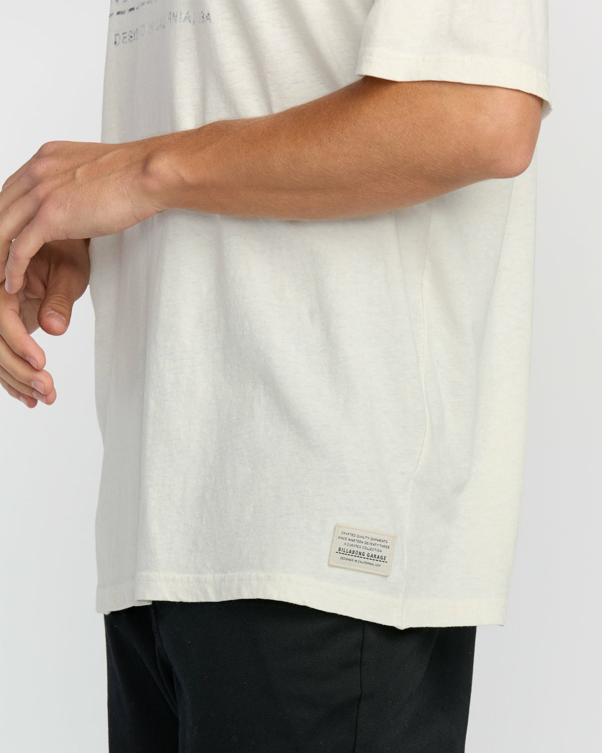 The Label Garage Regular Short Sleeve T-Shirt - Off White | Billabong