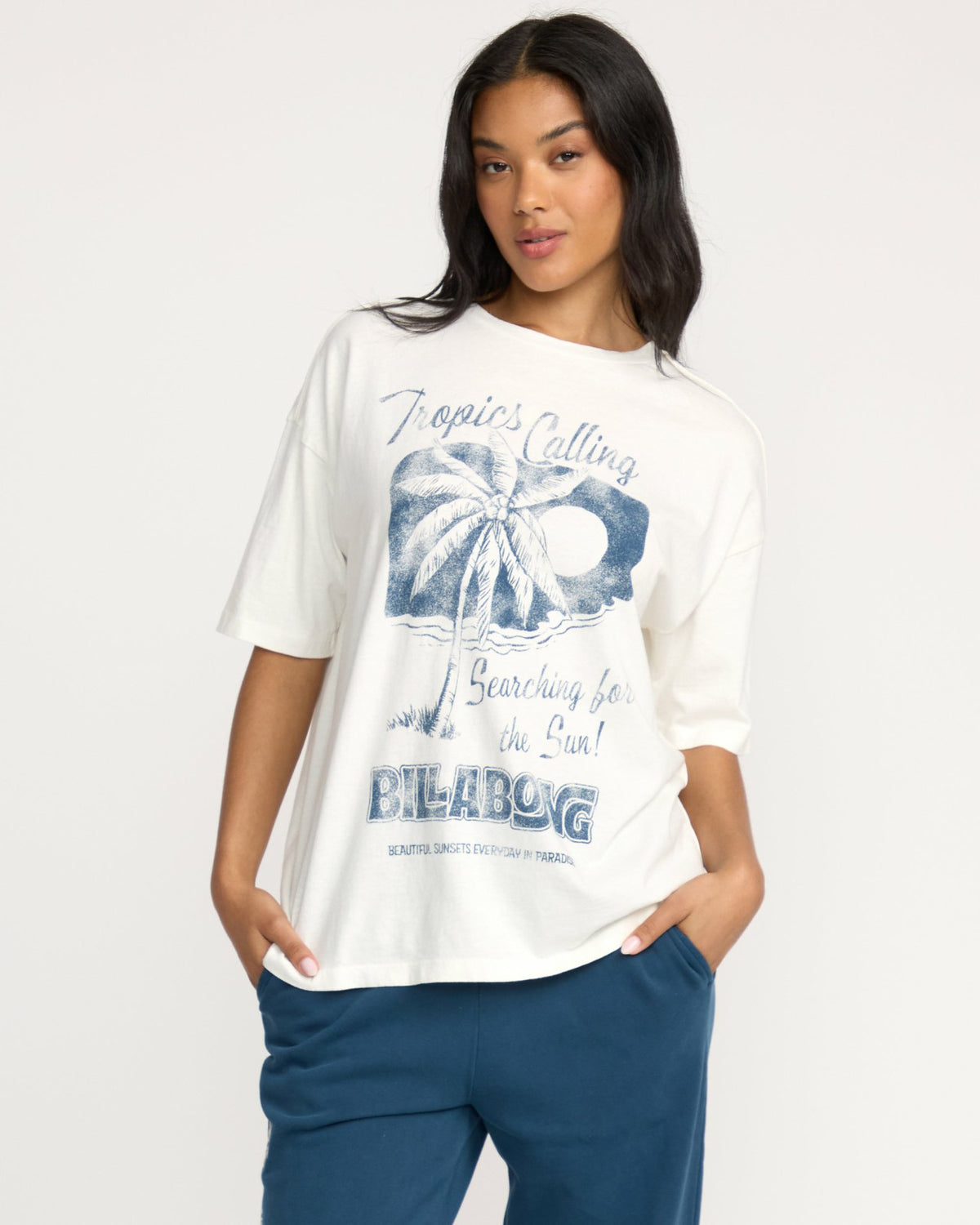 This Sunny Time T-Shirt - Salt Crystal | Billabong
