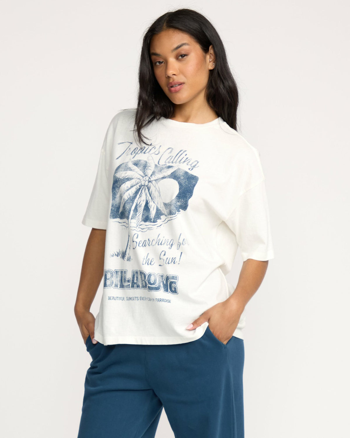 This Sunny Time T-Shirt - Salt Crystal | Billabong