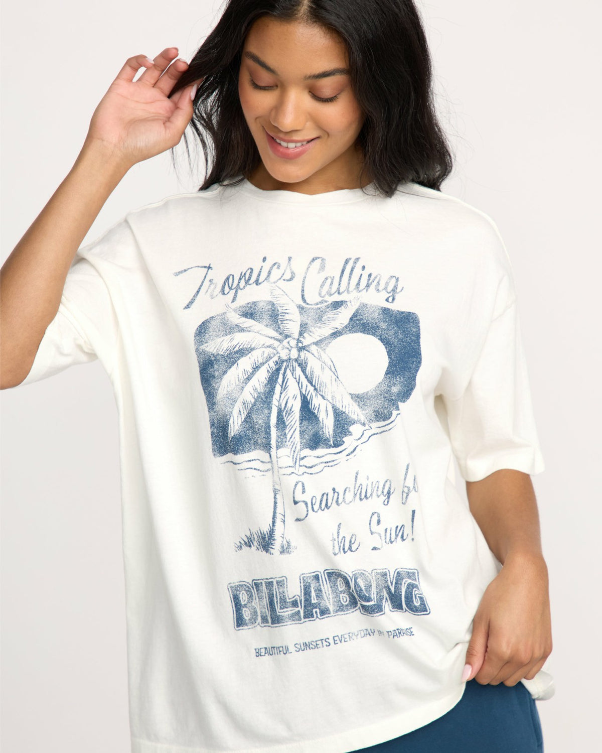 This Sunny Time T-Shirt - Salt Crystal | Billabong