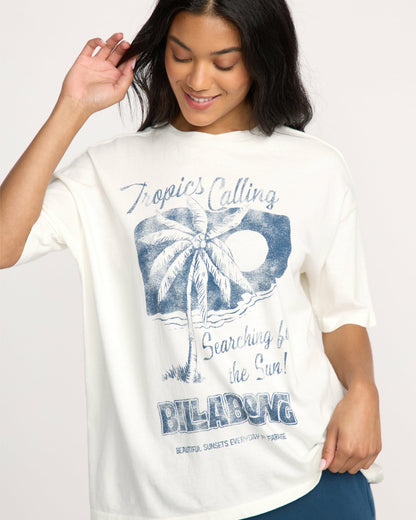 This Sunny Time T-Shirt - Salt Crystal | Billabong