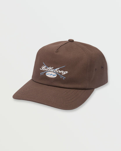 Throwback Strapback Hat - Brown | Billabong
