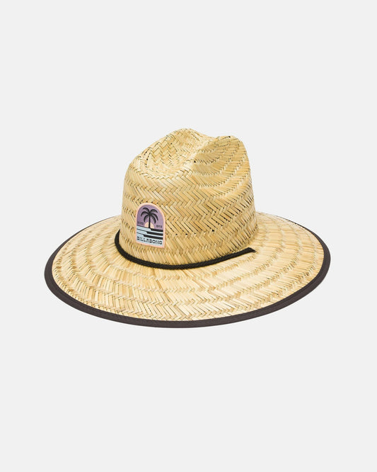 Tides Patch Straw Hat - Black Multi | Billabong