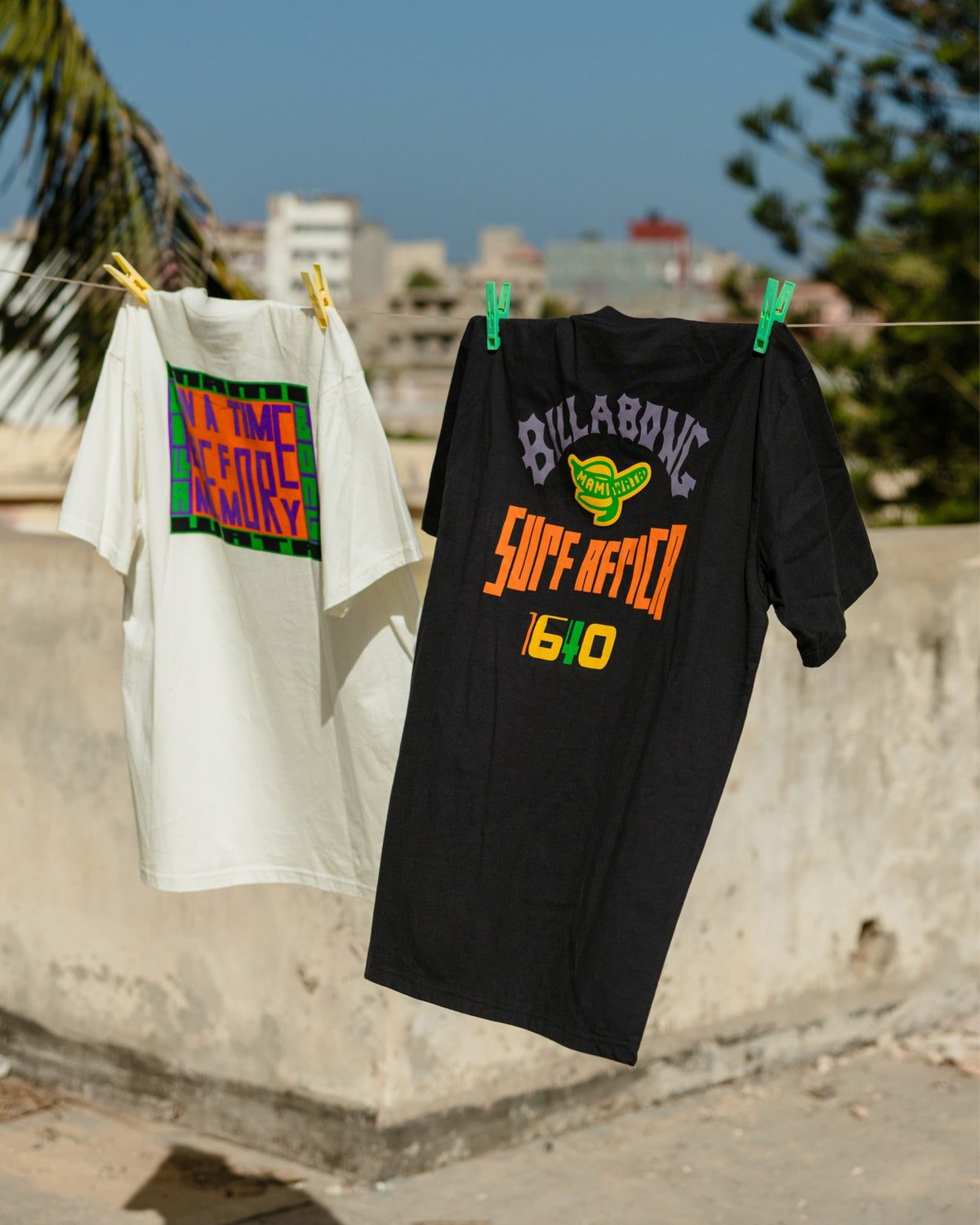 Billabong x Mami Wata Time Before Memory Regular Tee - Off White | Billabong