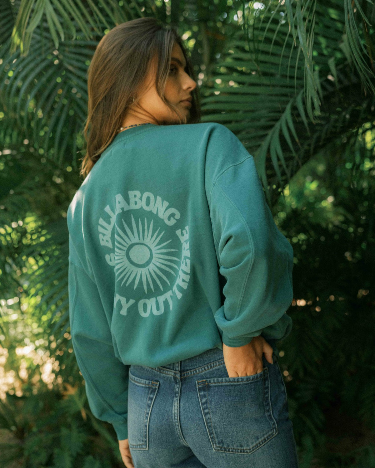 Time For Kendal Crewneck Sweatshirt - Evergreen | Billabong