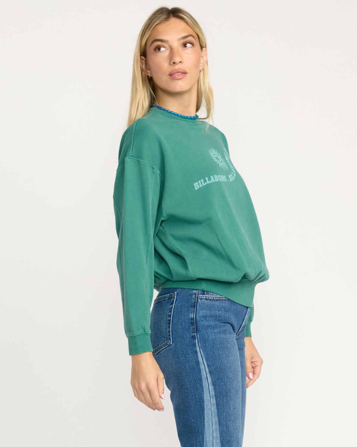 Time For Kendal Crewneck Sweatshirt - Evergreen | Billabong