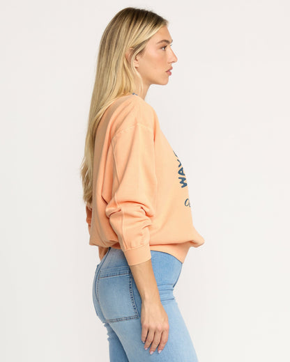 Time For Kendal Crewneck Sweatshirt - Sunstone | Billabong