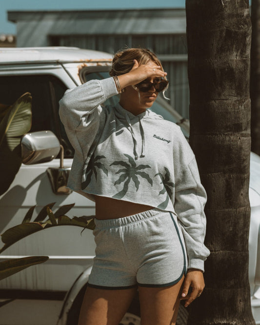 Triple Palms Dolphin Shorts - Heather Grey | Billabong