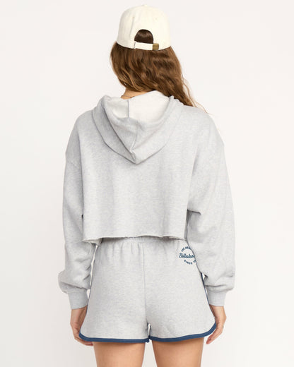 Triple Palms Hoodie - Heather Grey | Billabong