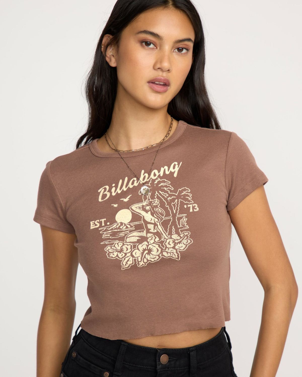 Tropic Happenings Short Sleeve T-Shirt - Espresso | Billabong