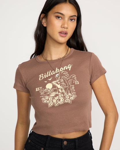 Tropic Happenings Short Sleeve T-Shirt - Espresso | Billabong