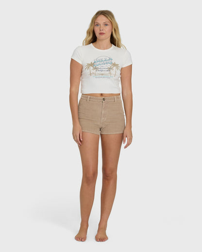 Tropics Sunset California Tee - Salt Crystal | Billabong
