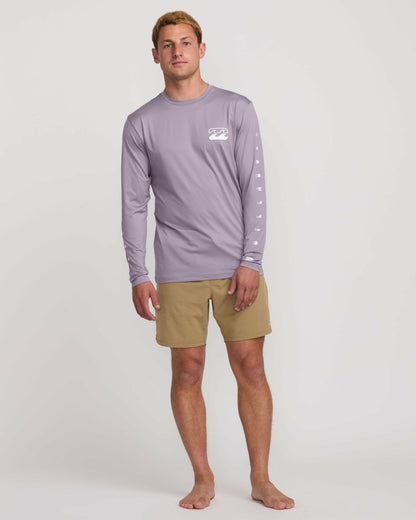 Unity Loose Fit Long Sleeve Surf Tee - Light Purple | Billabong