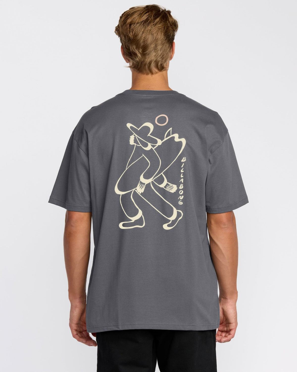 Up The Beach Regular Short Sleeve T-Shirt - Char | Billabong