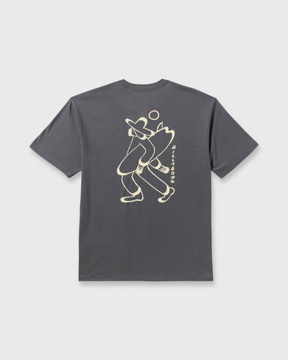 Up The Beach Regular Short Sleeve T-Shirt - Char | Billabong