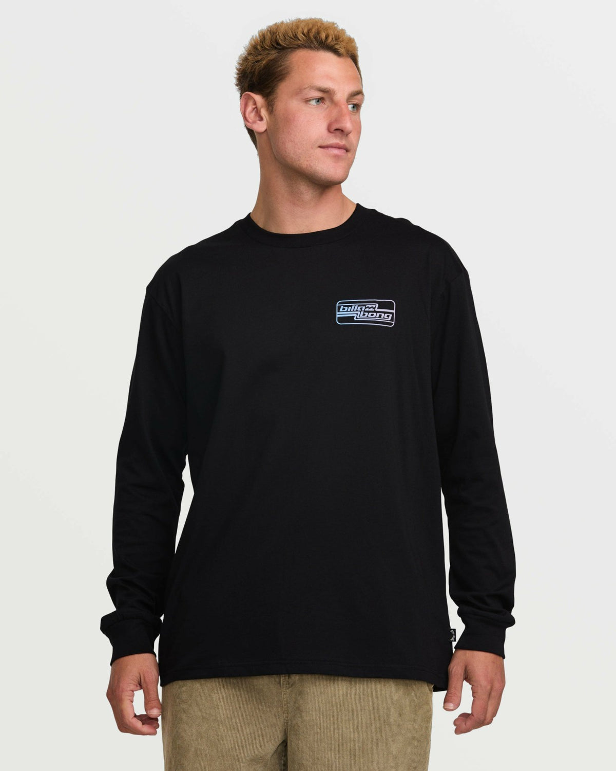 Walled Regular Long Sleeve Tee - Black | Billabong
