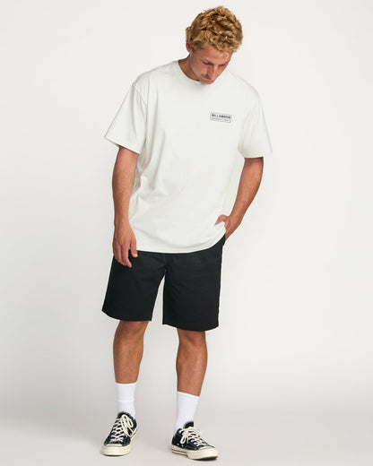 Walled Regular Tee - Off White | Billabong