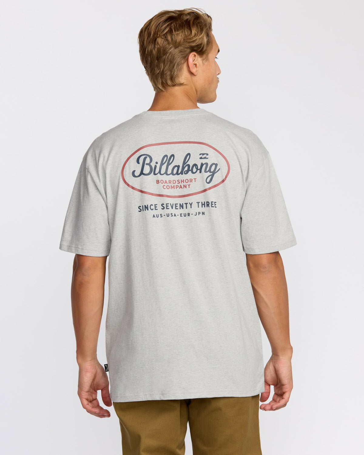 Walled Regular Short Sleeve T-Shirt - Lt Grey Htr | Billabong