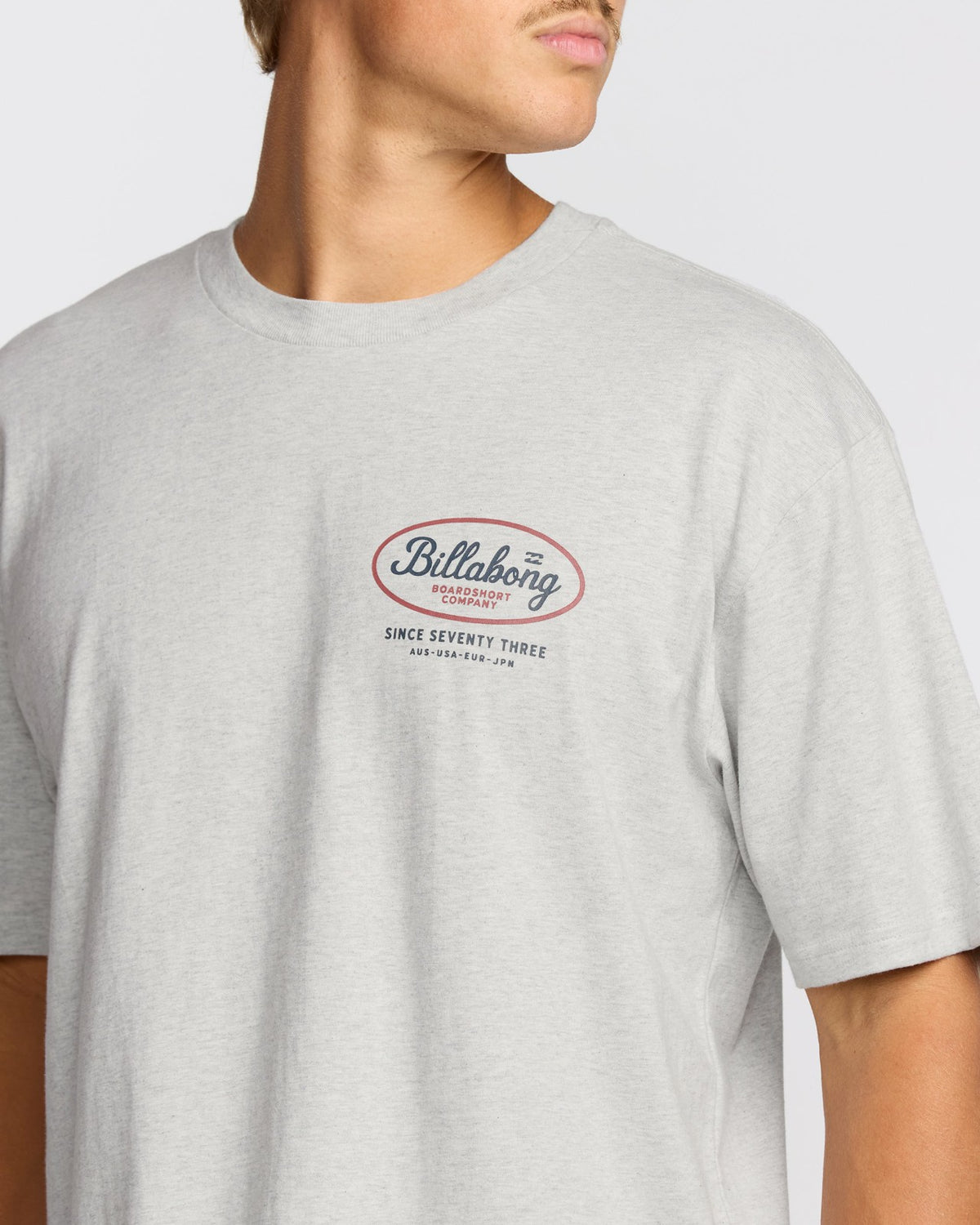 Walled Regular Short Sleeve T-Shirt - Lt Grey Htr | Billabong