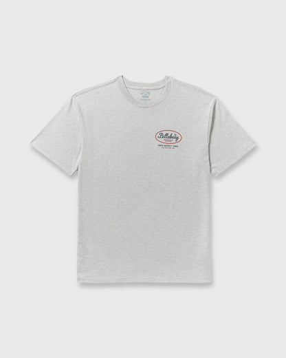 Walled Regular Short Sleeve T-Shirt - Lt Grey Htr | Billabong