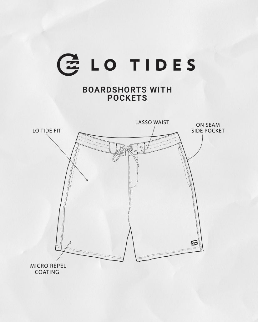 Wategos Lo Tide 19" Boardshorts - Brown | Billabong